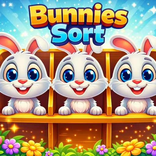 Super Bunny Sort: Cute Puzzle Challenge